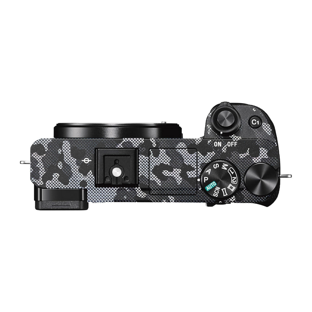 Stealth Grey Camo Sony A6000 Camera Skins