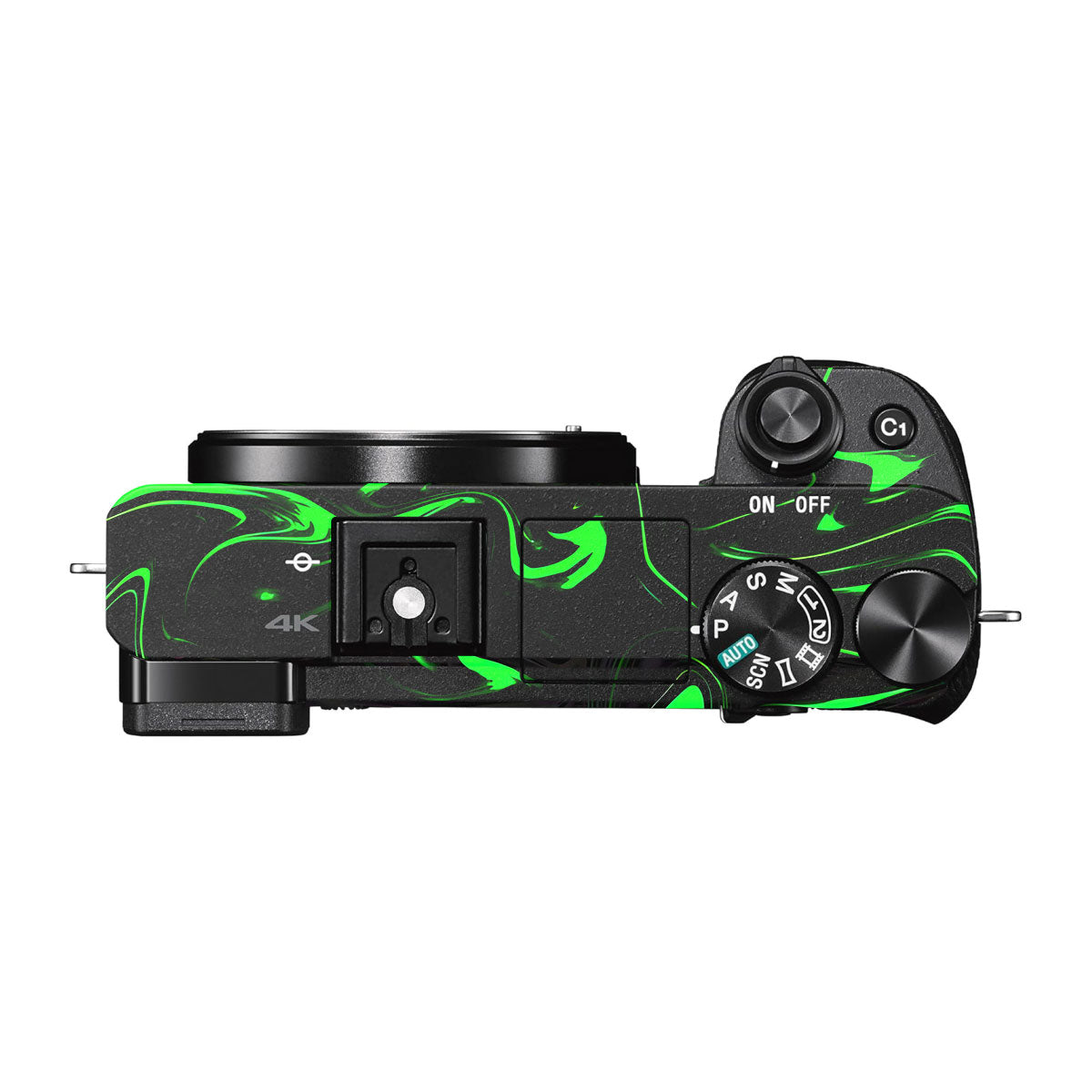 Green Liquid Pattern Sony A6000 Camera Skins