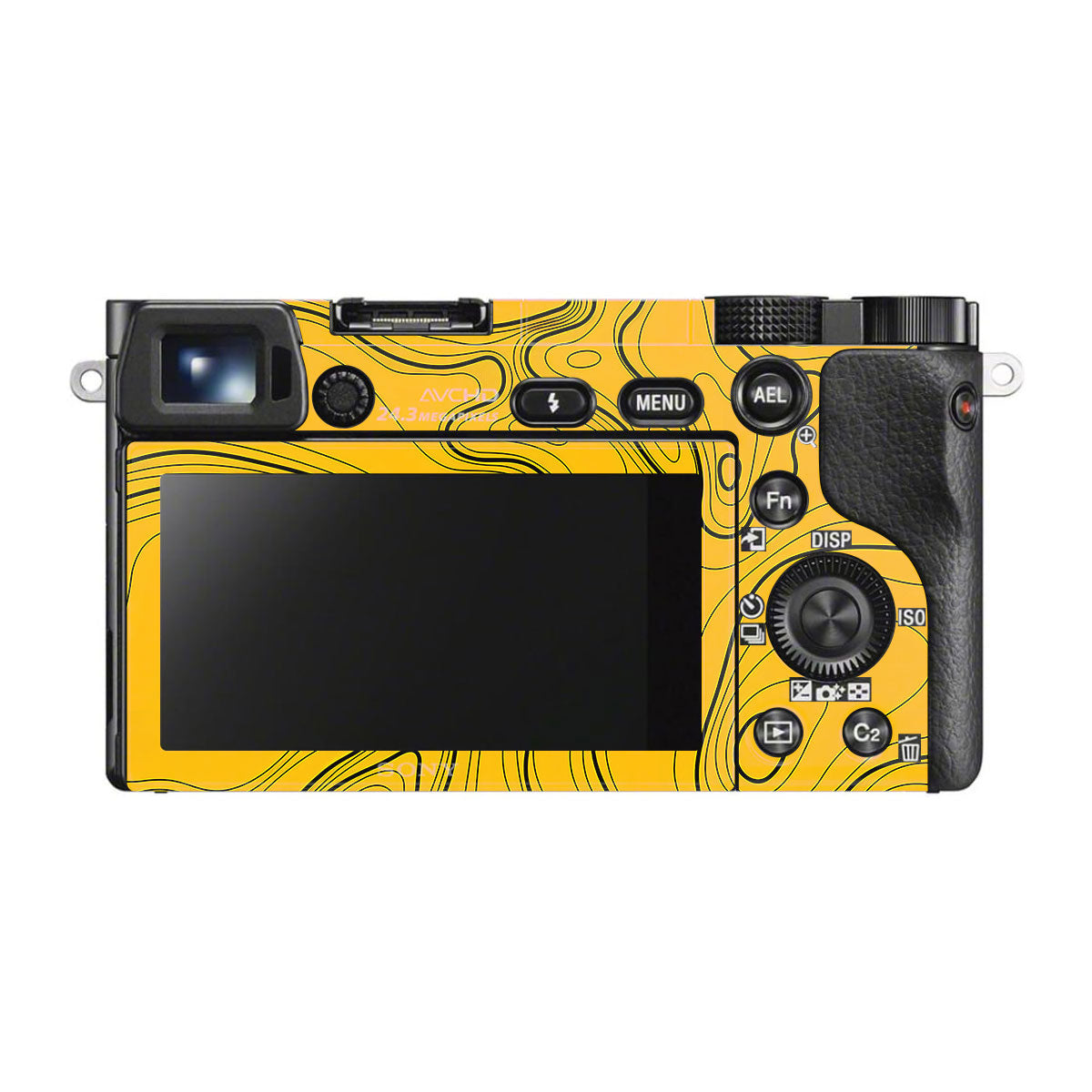 Topographic Map Pattern Sony A6000 Camera Skins