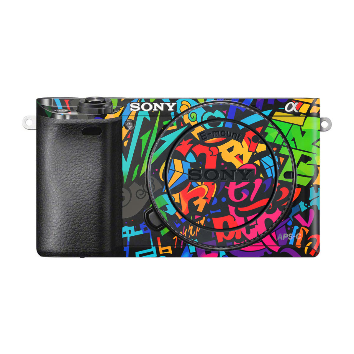 Colorful Urban Street Art Lettering Sony A6000 Camera Skins