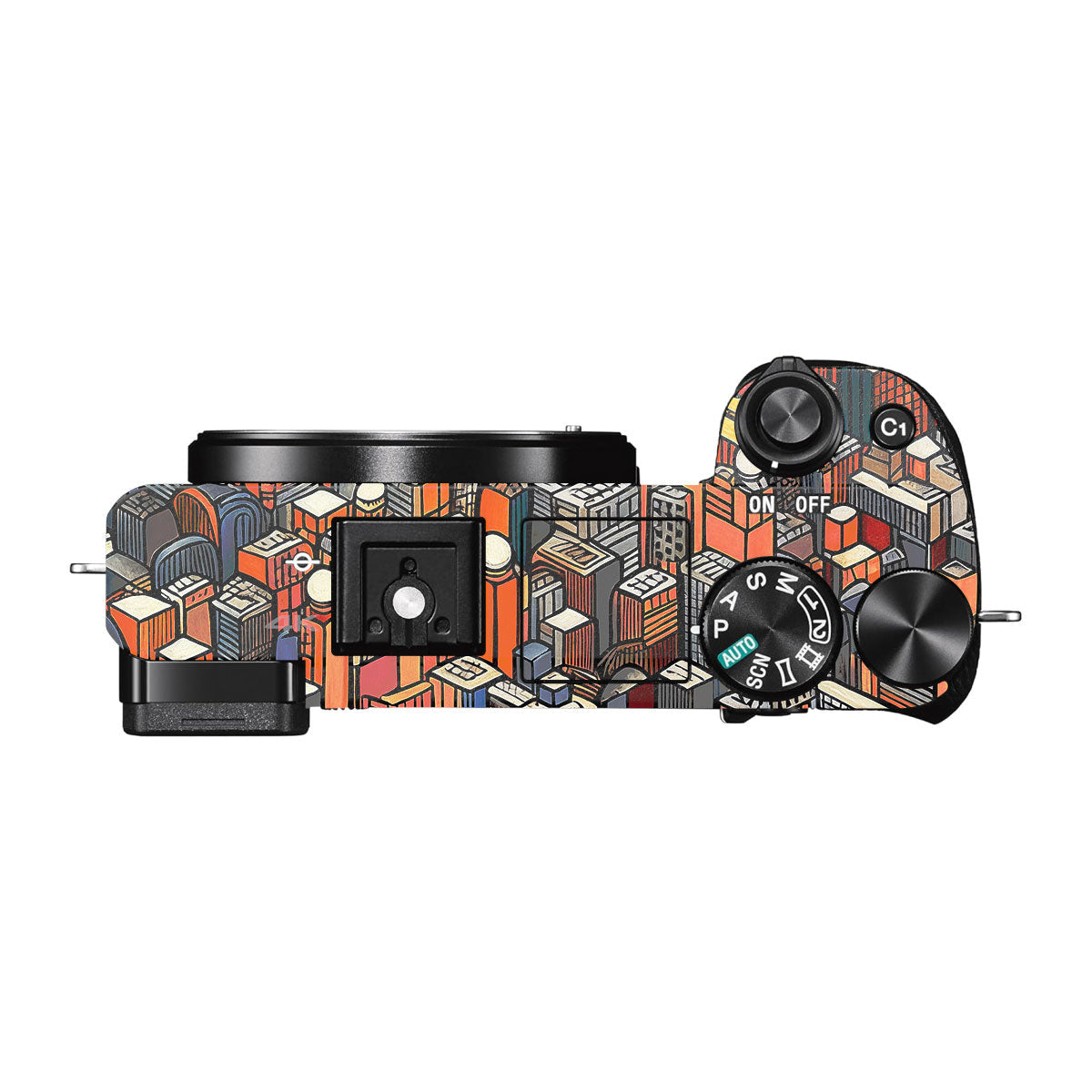 Isometric Cityscape Sony A6000 Camera Skins