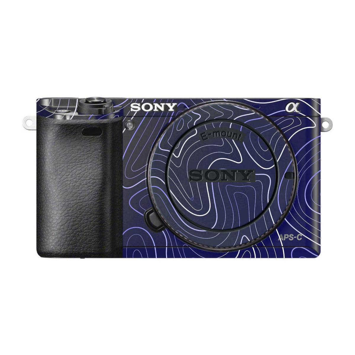 Deep Blue Contour Sony A6300 Camera Skins