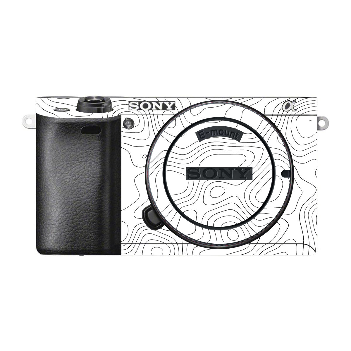 White Contour Design Sony A6300 Camera Skins