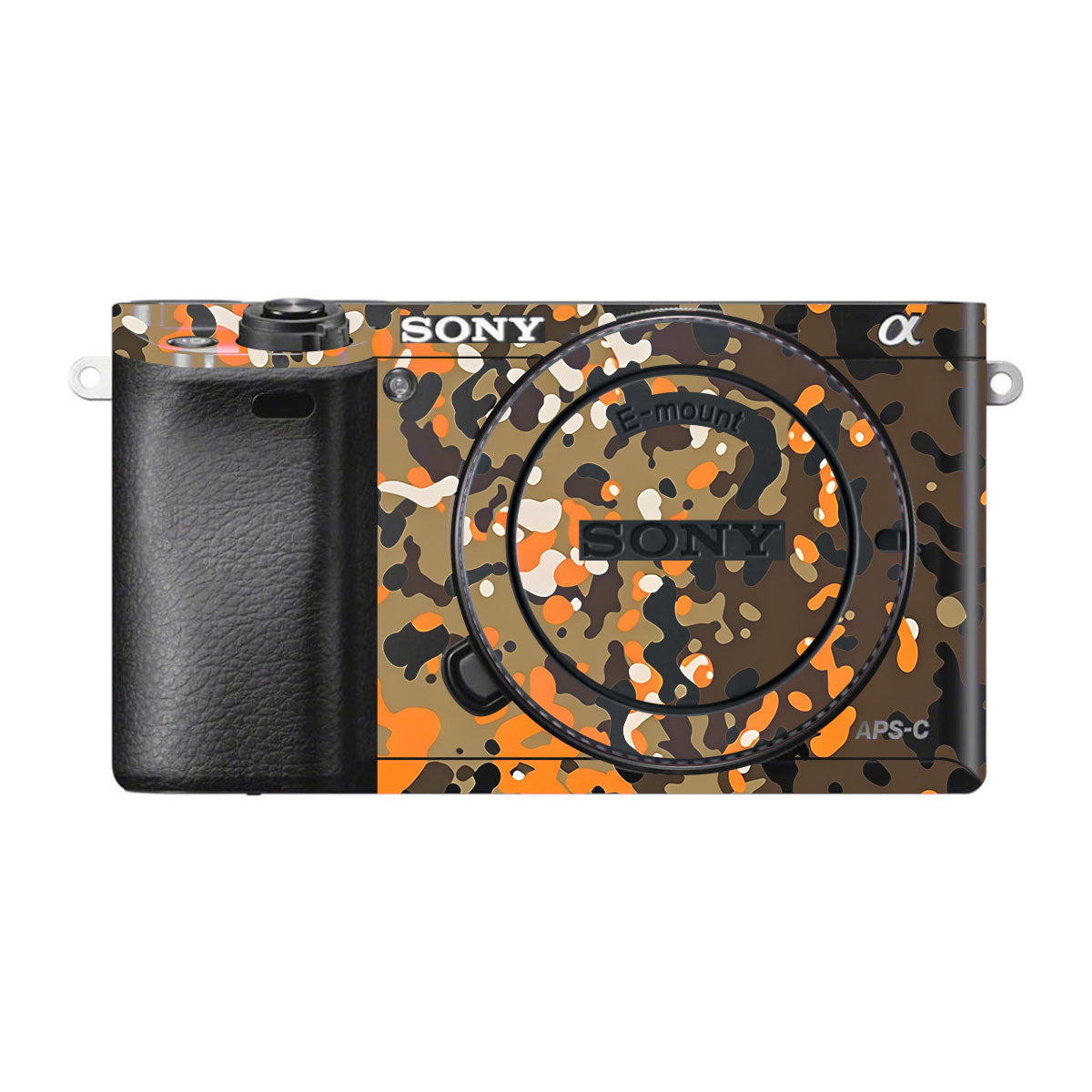 Orange Brown Spot  Sony A6300 Camera Skins