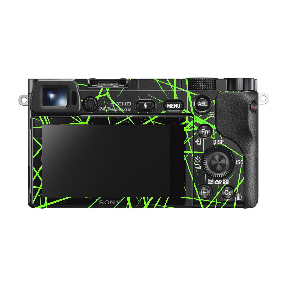 Neon Grid Sony A6300 Camera Skins