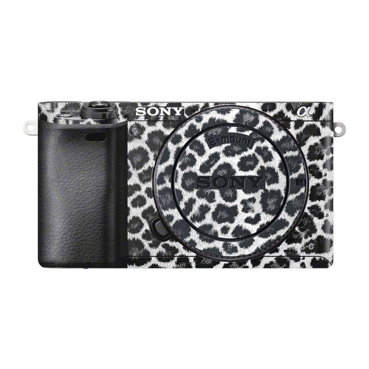 Snow Leopard Spots Sony A6300 Camera Skins