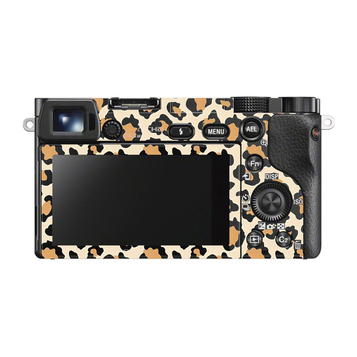 Sandy Leopard Spots Sony A6300 Camera Skins