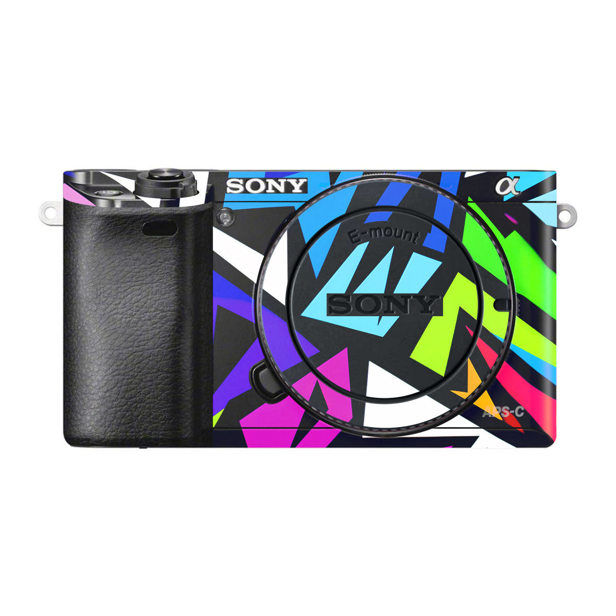 Bold Geometric Pop Sony A6300 Camera Skins