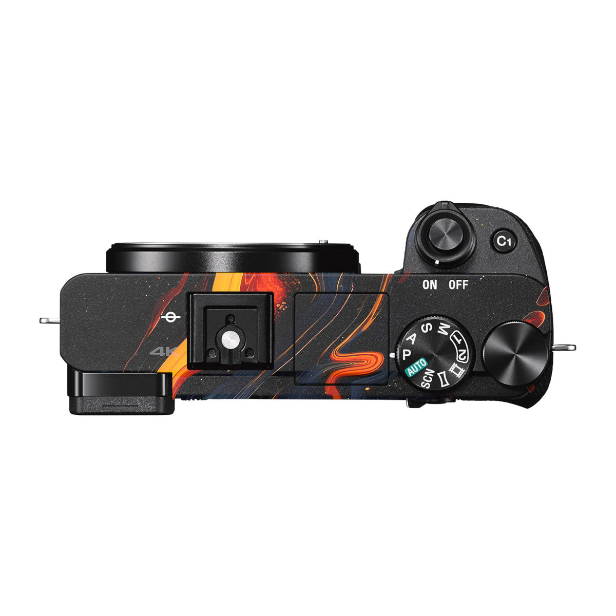 Lava Marble Sony A6500 Camera Skins
