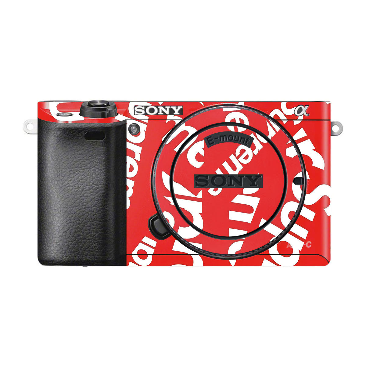 Supreme Red Sony A6500 Camera Skins