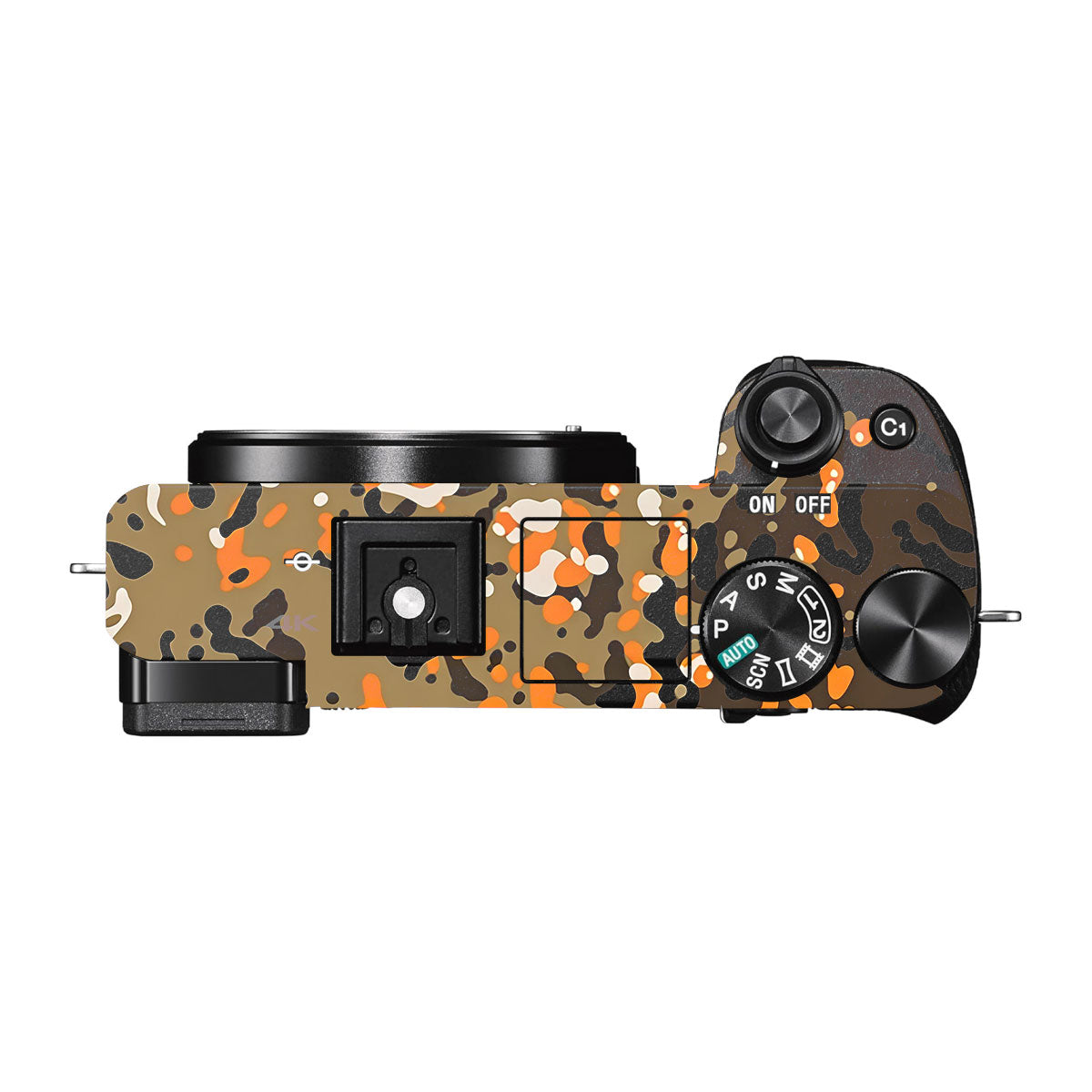 Orange Brown Spot  Sony A6500 Camera Skins