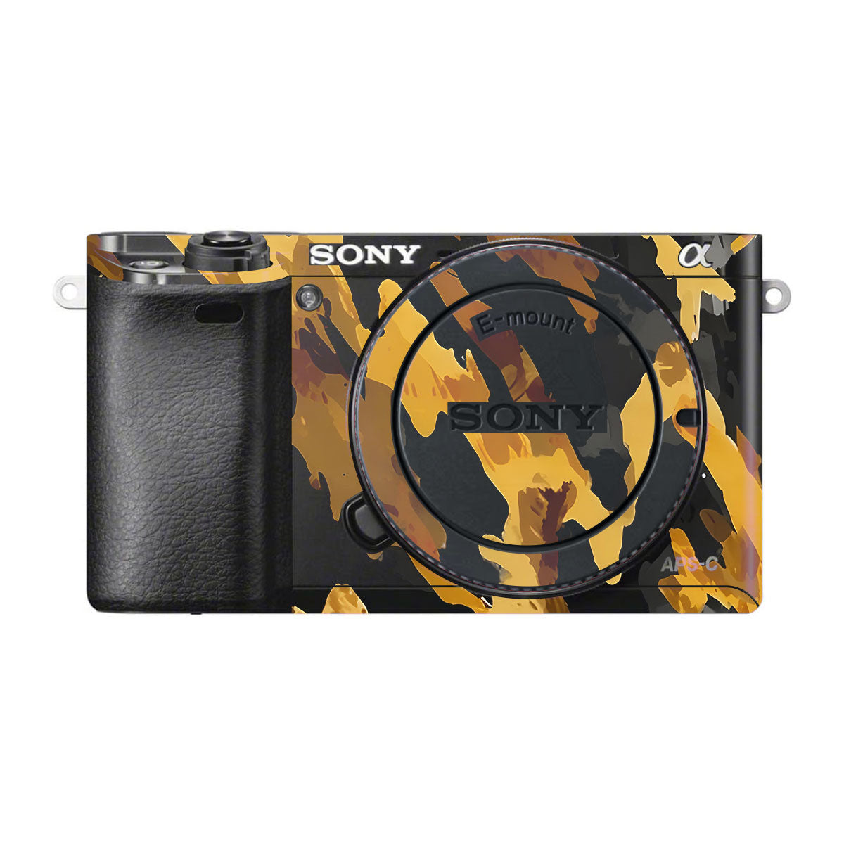Camo Tiger Blend Sony A6500 Camera Skins