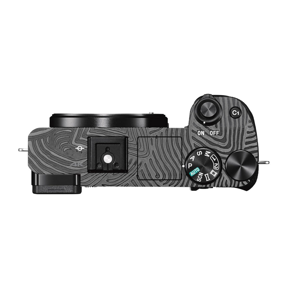 Monochrome Line Maze Sony A6500 Camera Skins