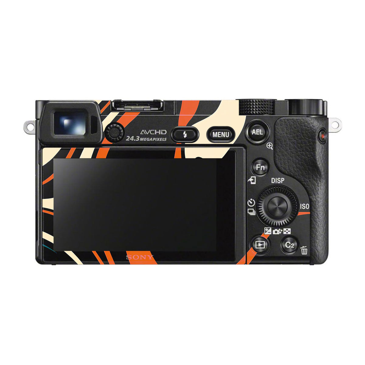 Mid-Century Abstract Swirl Sony A6500 Camera Skins