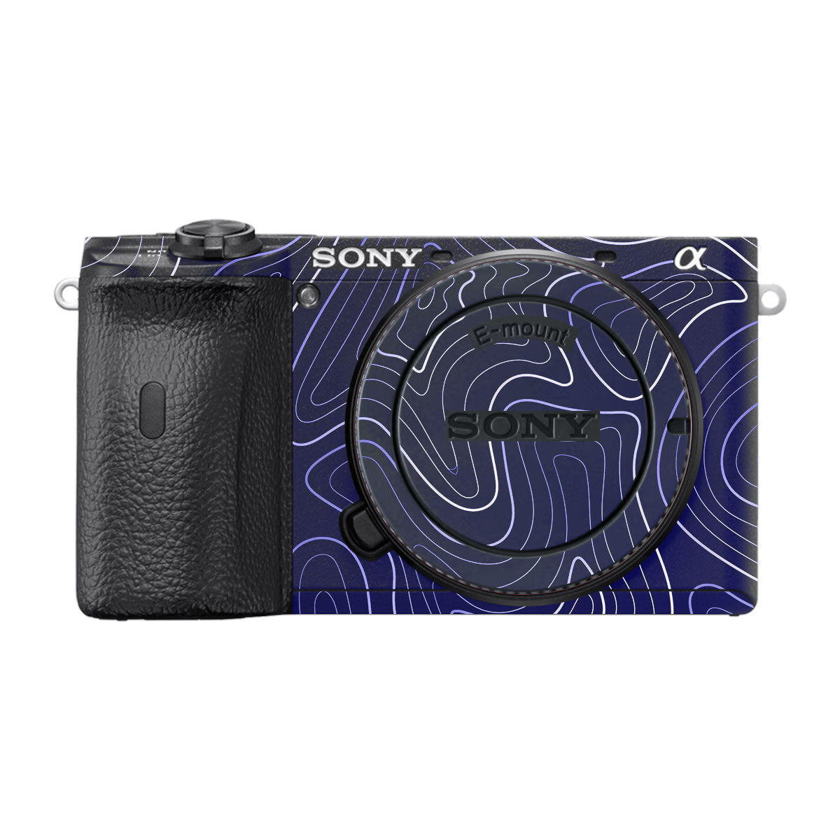 Deep Blue Contour Sony A6600 Camera Skins