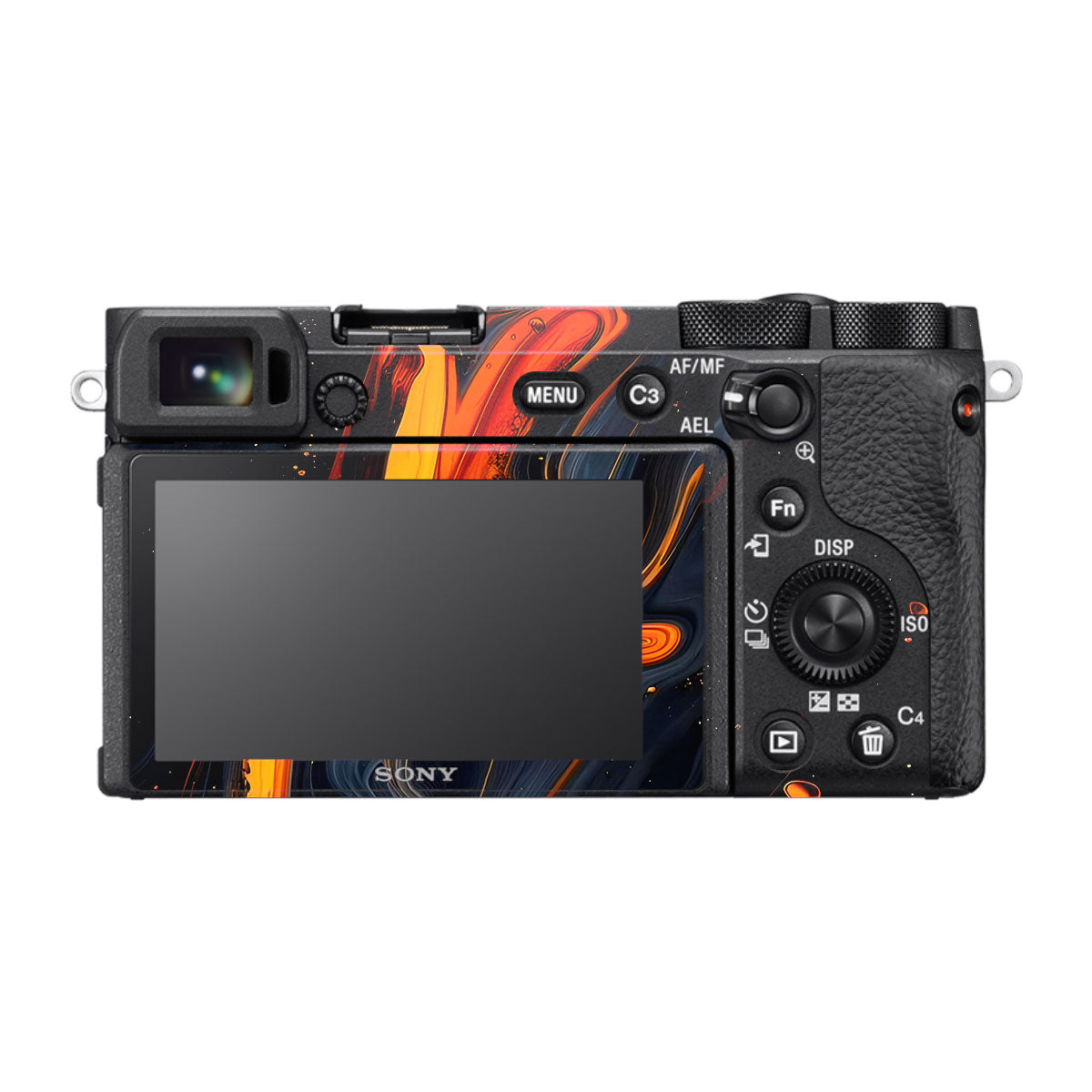 Lava Marble Sony A6600 Camera Skins