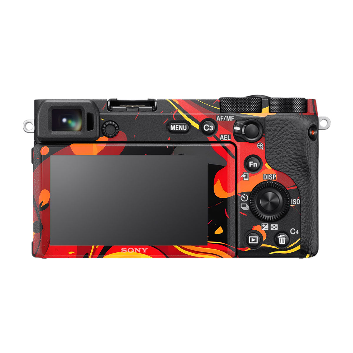 Lava Burst Sony A6600 Camera Skins