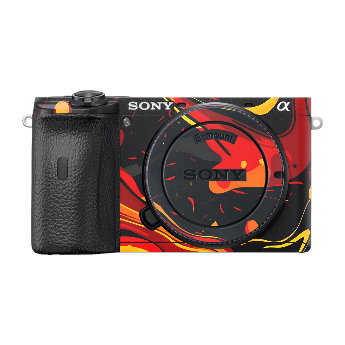Lava Burst Sony A6600 Camera Skins