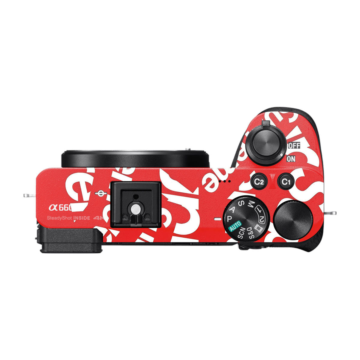 Supreme Red Sony A6600 Camera Skins