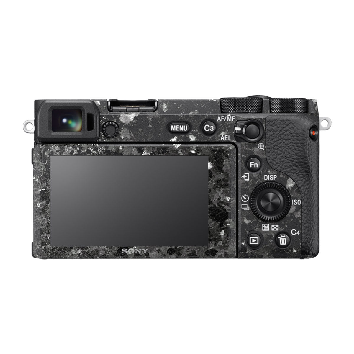 Black Granite Sony A6600 Camera Skins