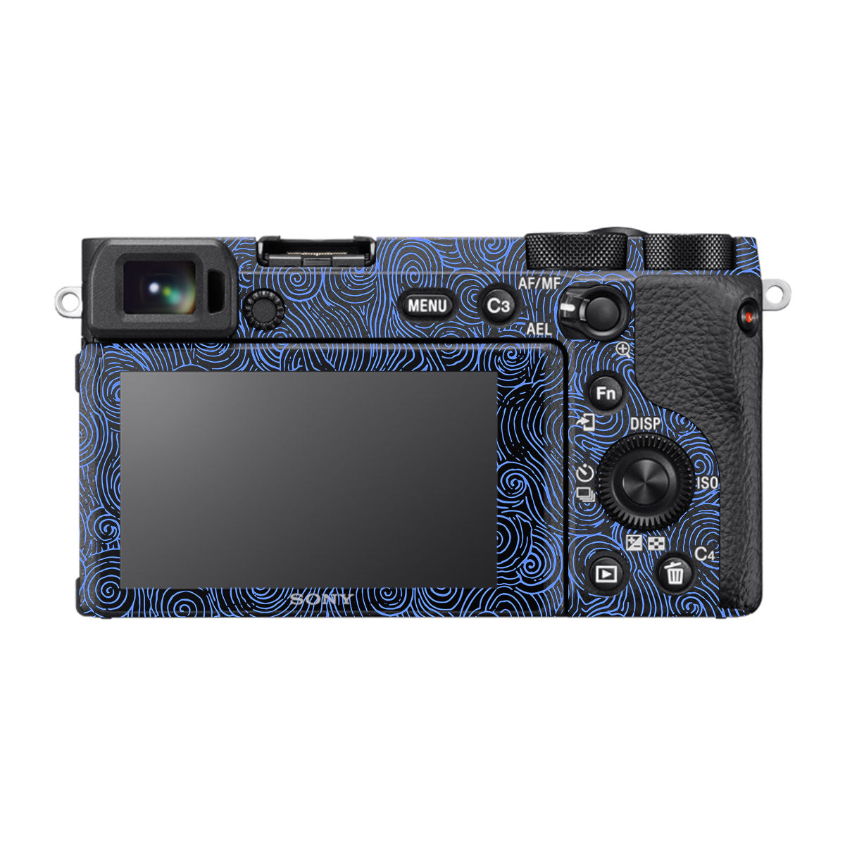 Blue Spirals Sony A6600 Camera Skins