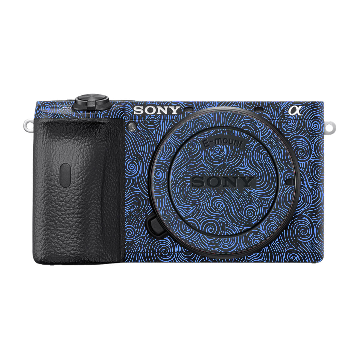 Blue Spirals Sony A6600 Camera Skins