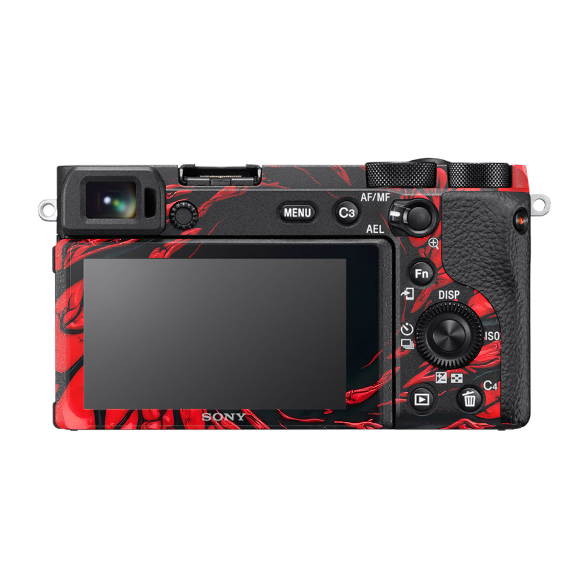 Venom Red Sony A6600 Camera Skins