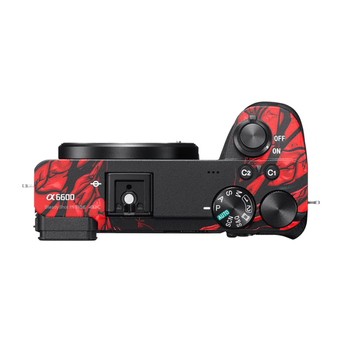 Venom Red Sony A6600 Camera Skins