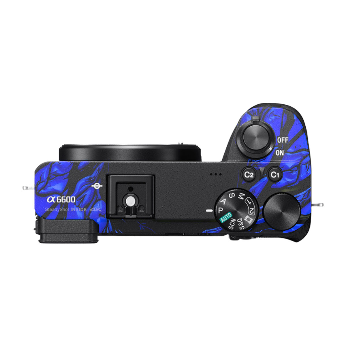 Venom Blue Sony A6600 Camera Skins