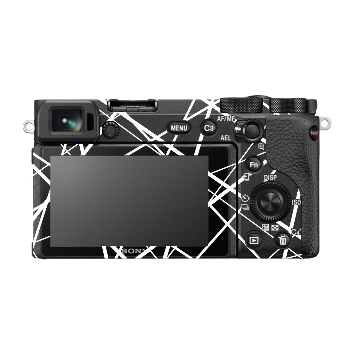 Mono Grid Sony A6600 Camera Skins