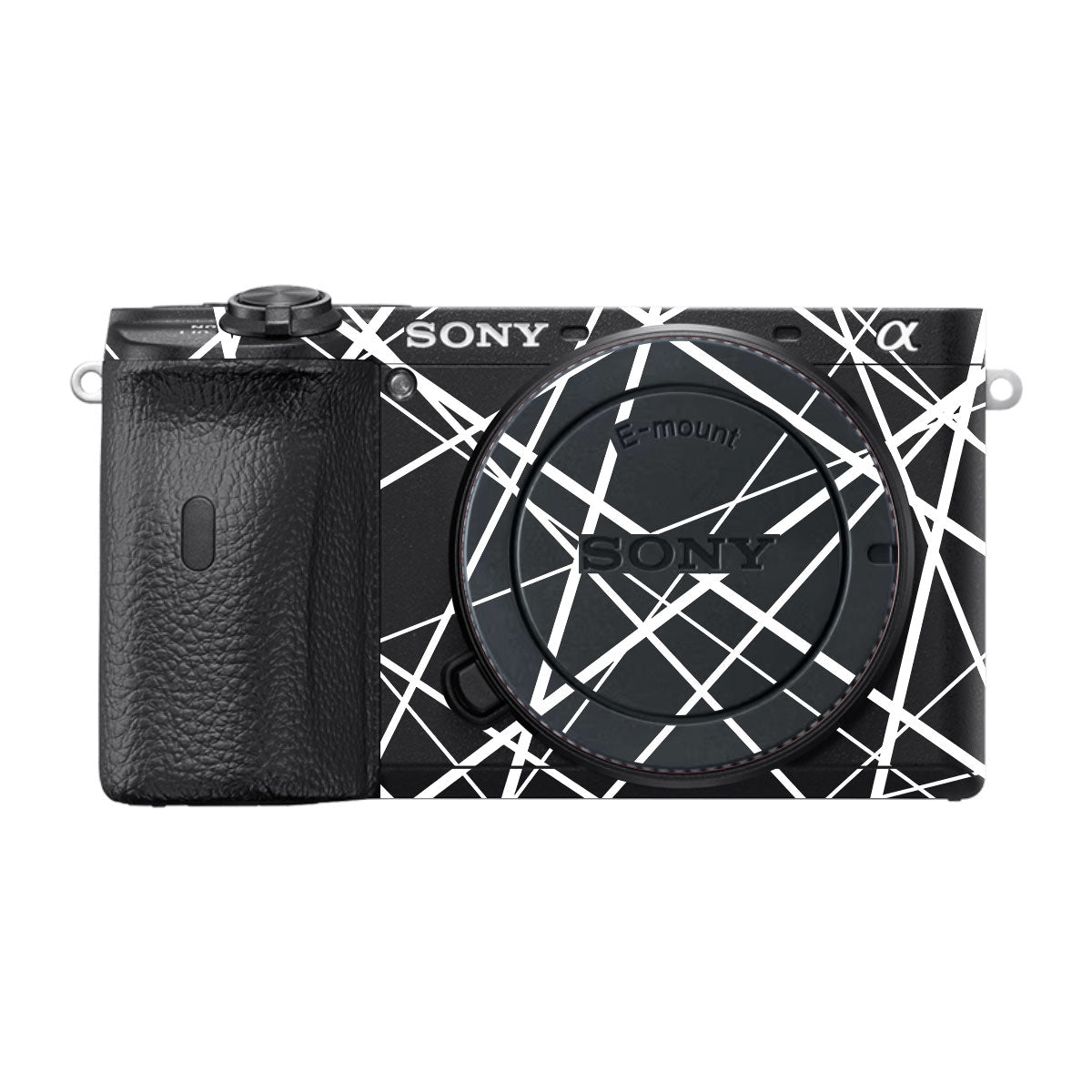 Mono Grid Sony A6600 Camera Skins