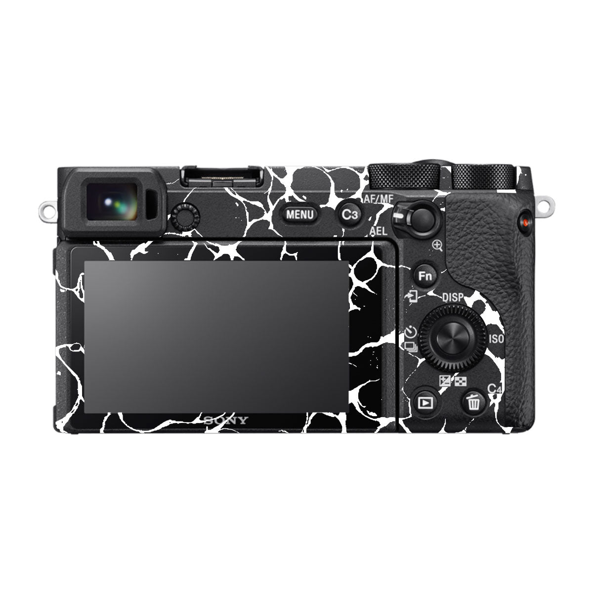 White Web Sony A6600 Camera Skins