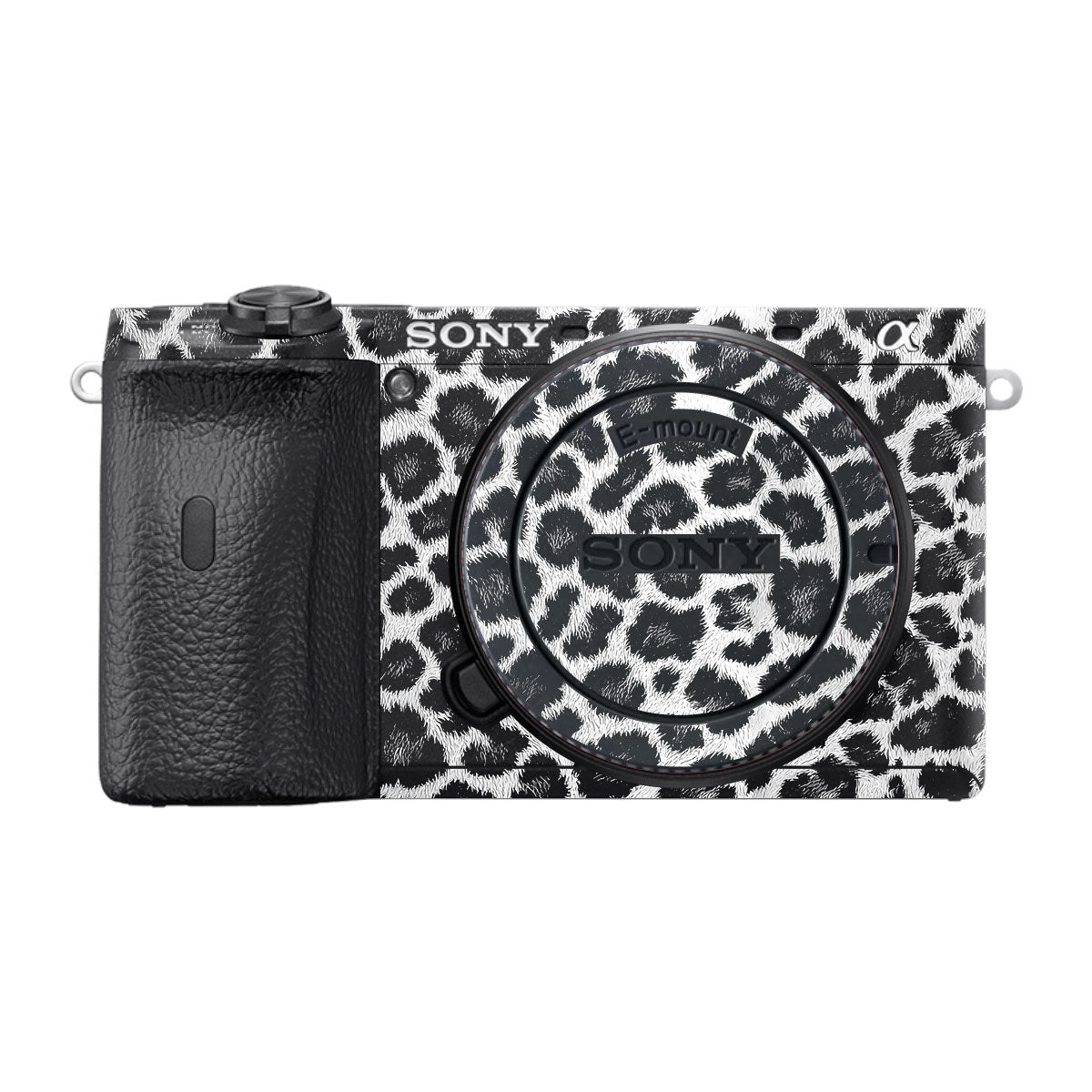 Snow Leopard Spots Sony A6600 Camera Skins
