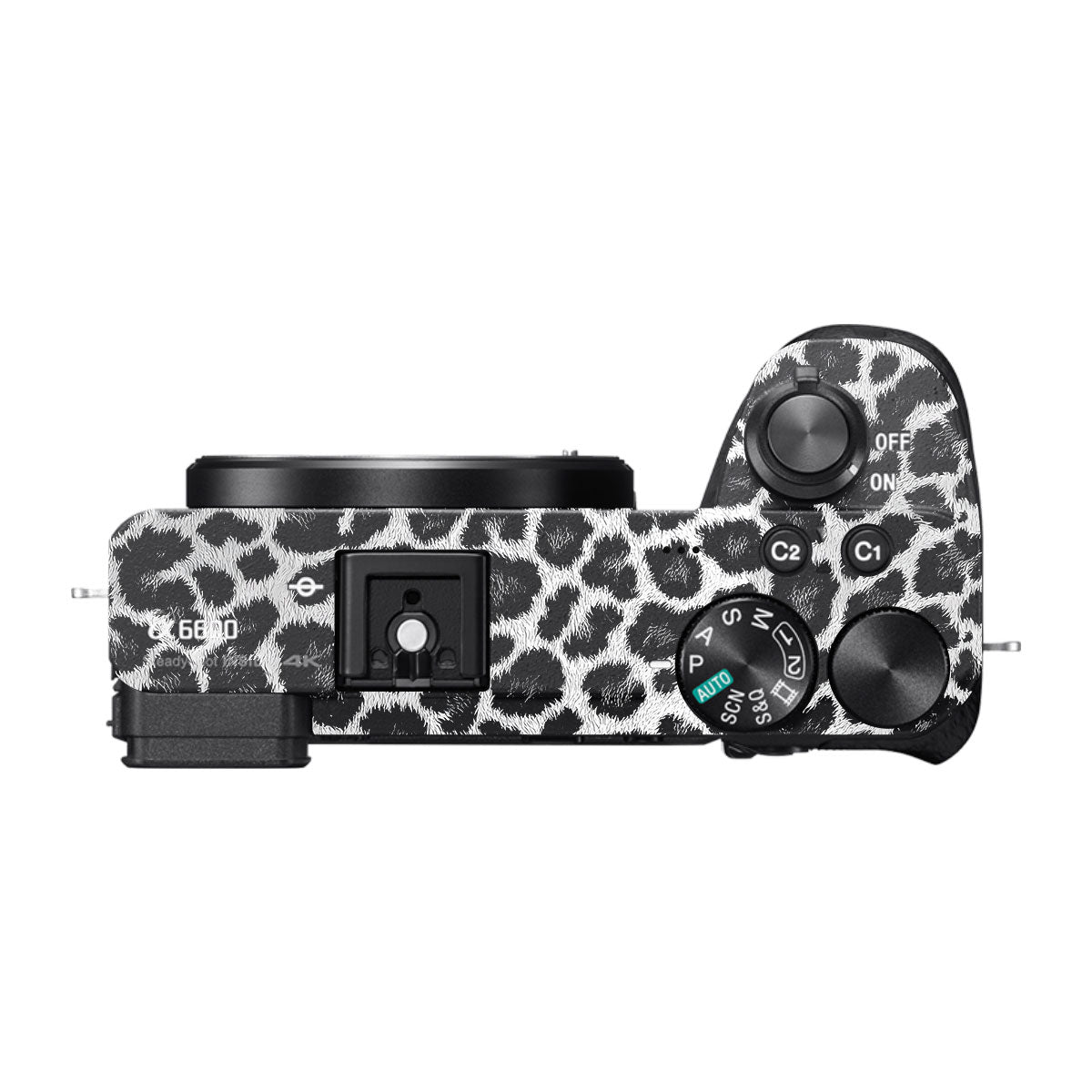Snow Leopard Spots Sony A6600 Camera Skins