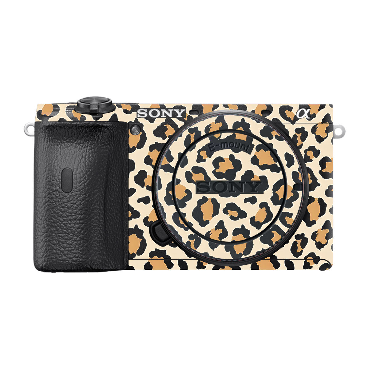 Sandy Leopard Spots Sony A6600 Camera Skins