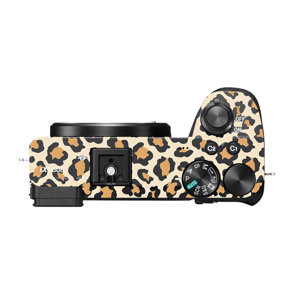 Sandy Leopard Spots Sony A6600 Camera Skins