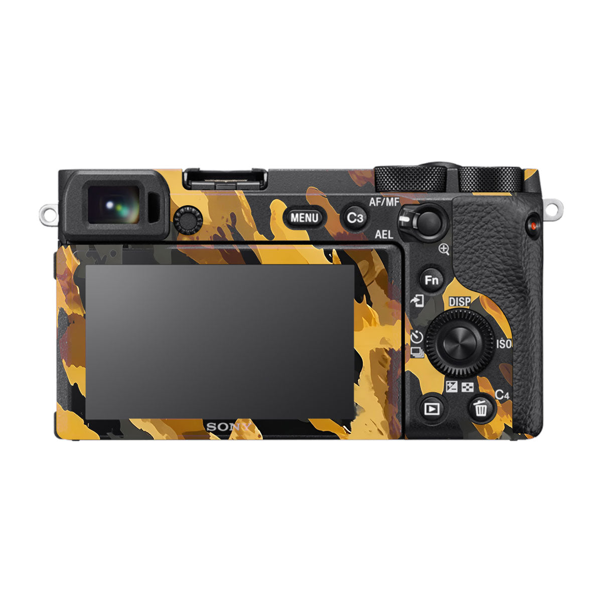 Camo Tiger Blend Sony A6600 Camera Skins