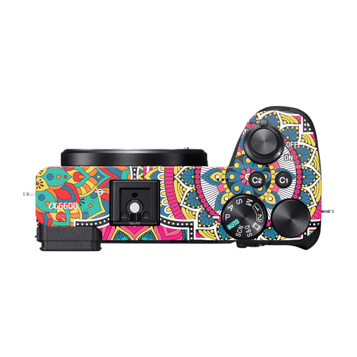 Boho Mandala Tile Pattern Sony A6600 Camera Skins