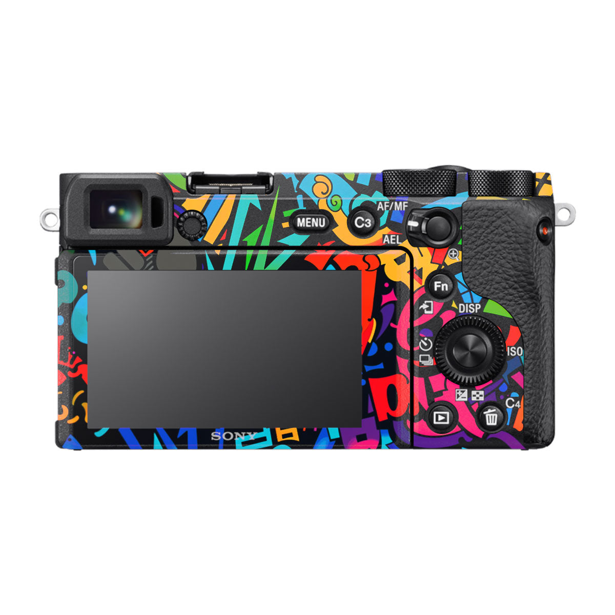 Colorful Urban Street Art Lettering Sony A6600 Camera Skins