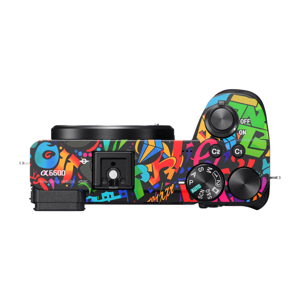 Colorful Urban Street Art Lettering Sony A6600 Camera Skins