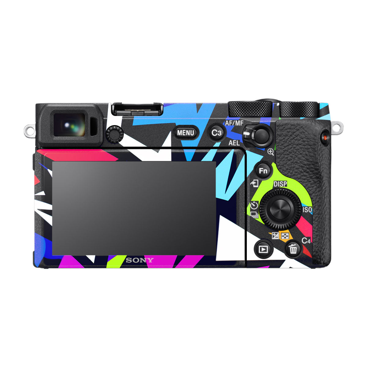 Bold Geometric Pop Sony A6600 Camera Skins