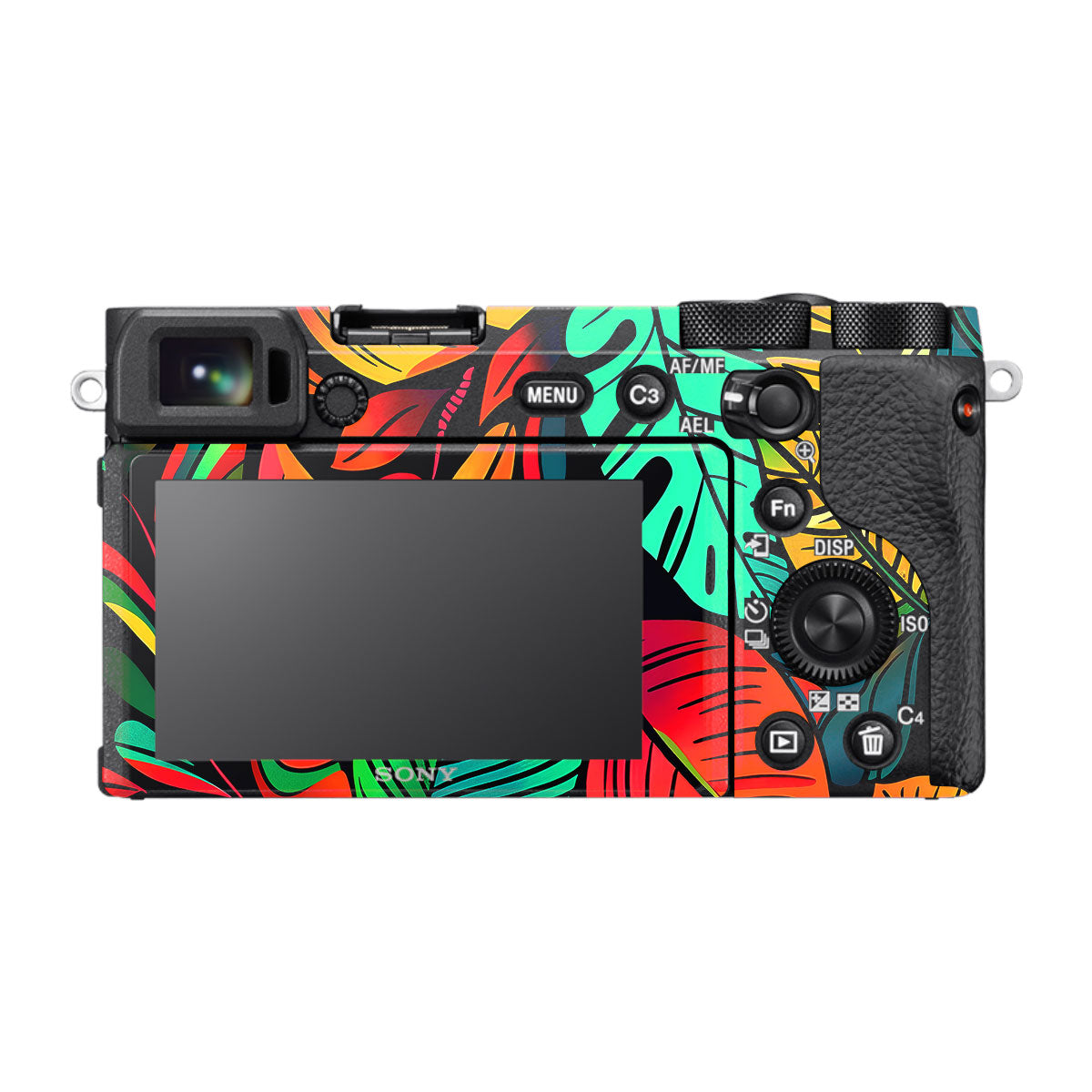 Tropical Jungle Leaves Sony A6600 Camera Skins