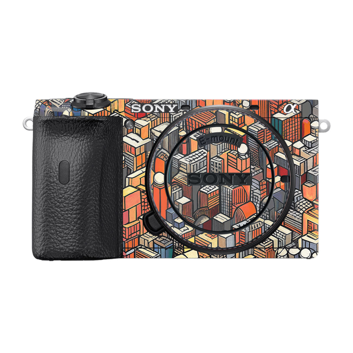 Isometric Cityscape Sony A6600 Camera Skins