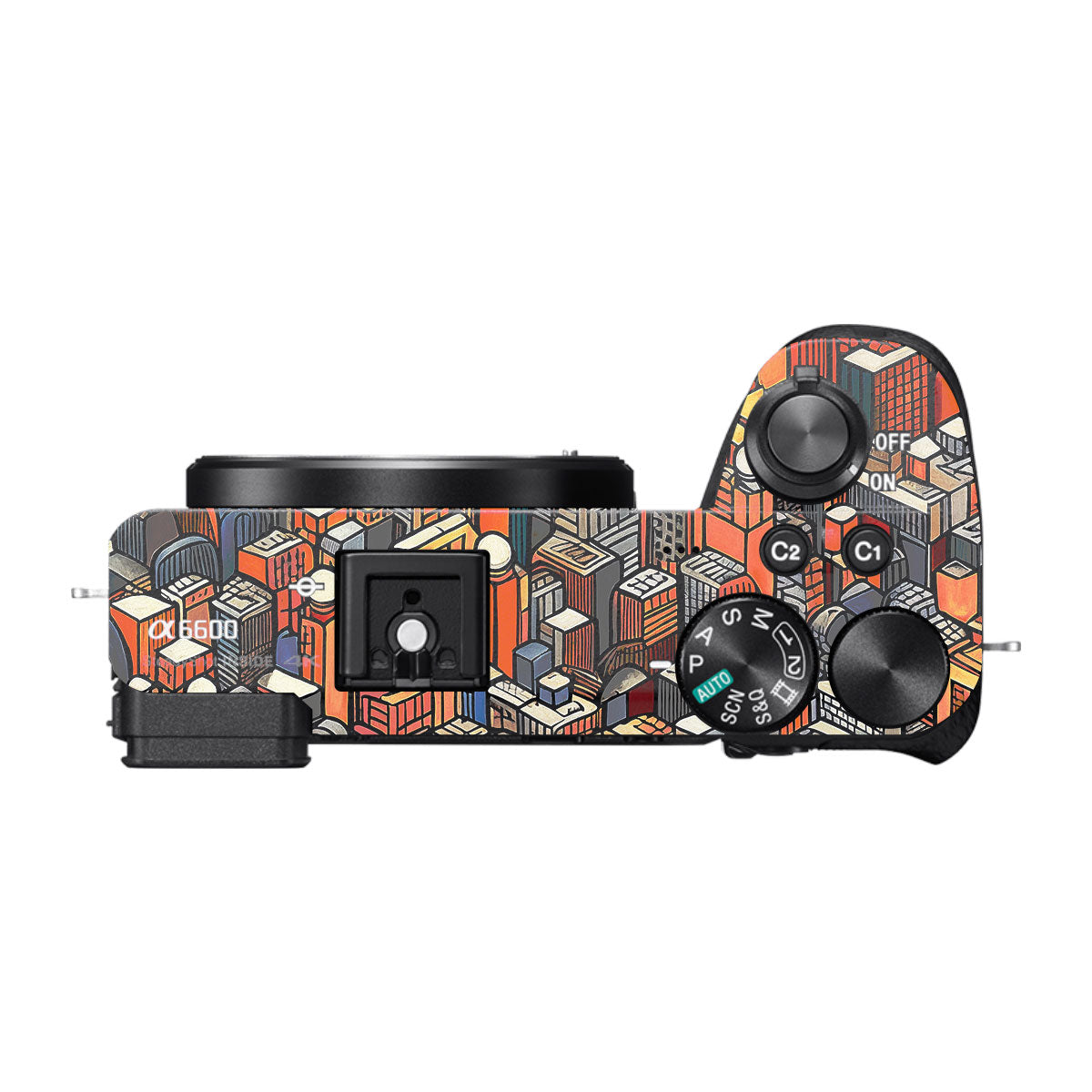 Isometric Cityscape Sony A6600 Camera Skins