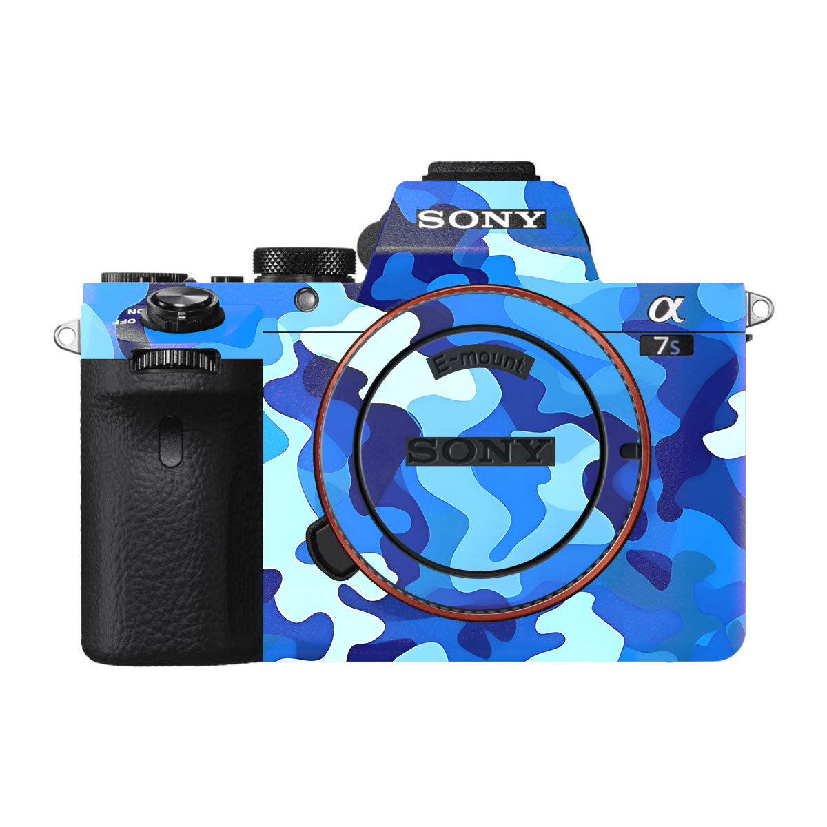Arctic Blue Camo Pattern Sony A7S II Camera Skins
