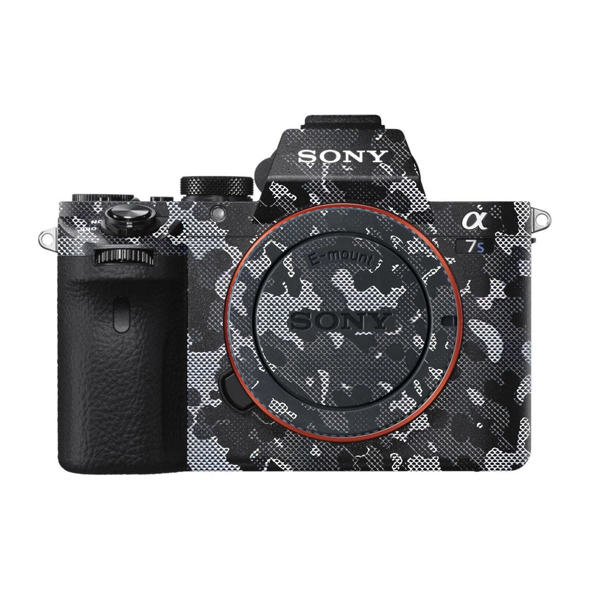 Stealth Grey Camo Sony A7S II Camera Skins