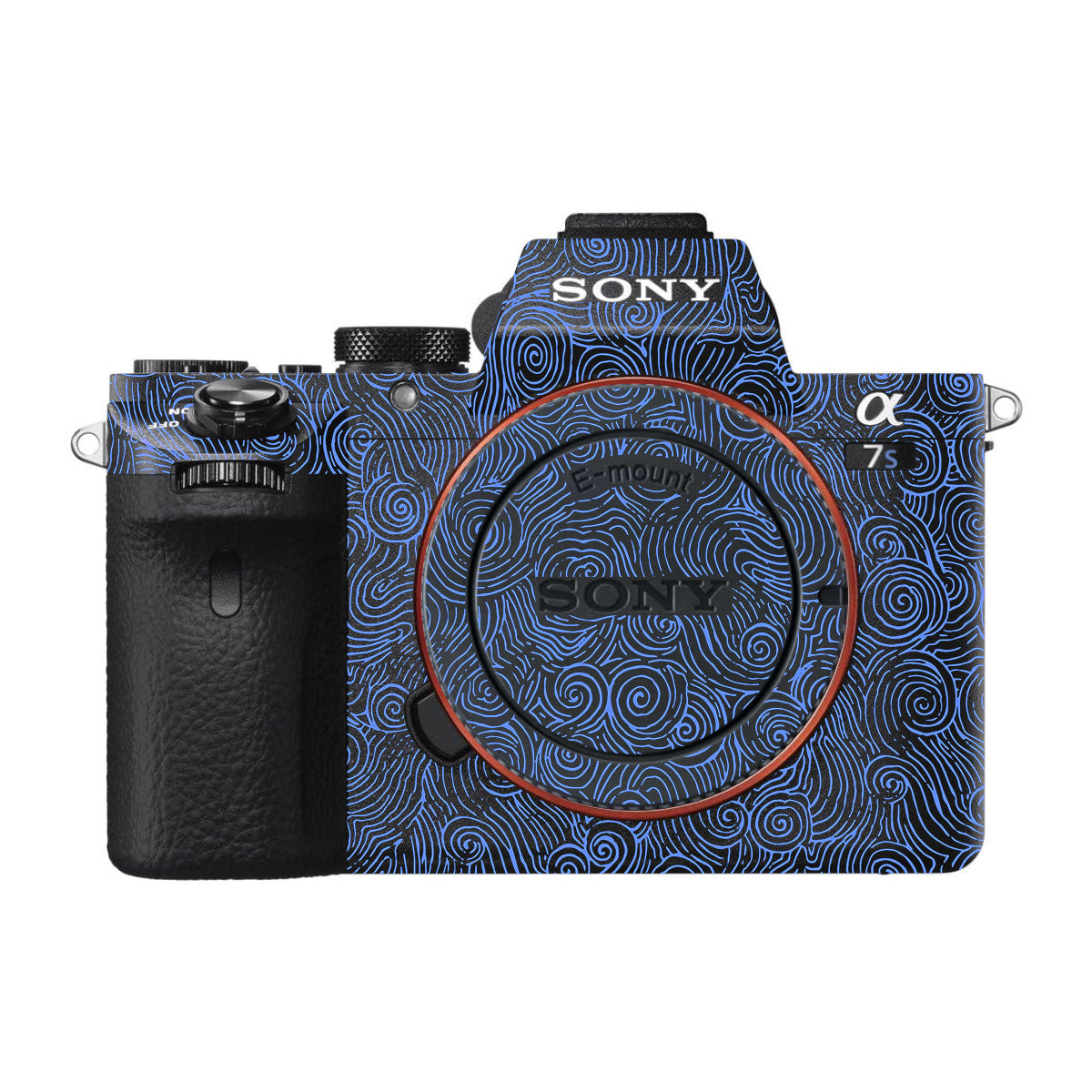 Blue Spirals Sony A7S II Camera Skins