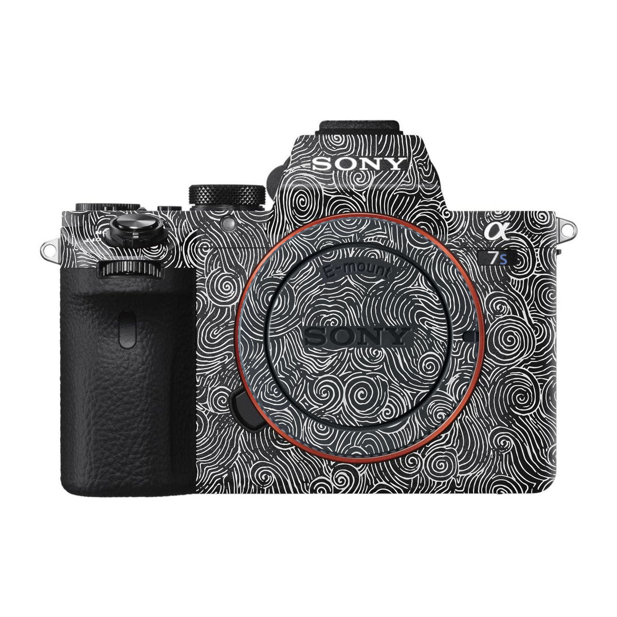 White Spirals Sony A7S II Camera Skins