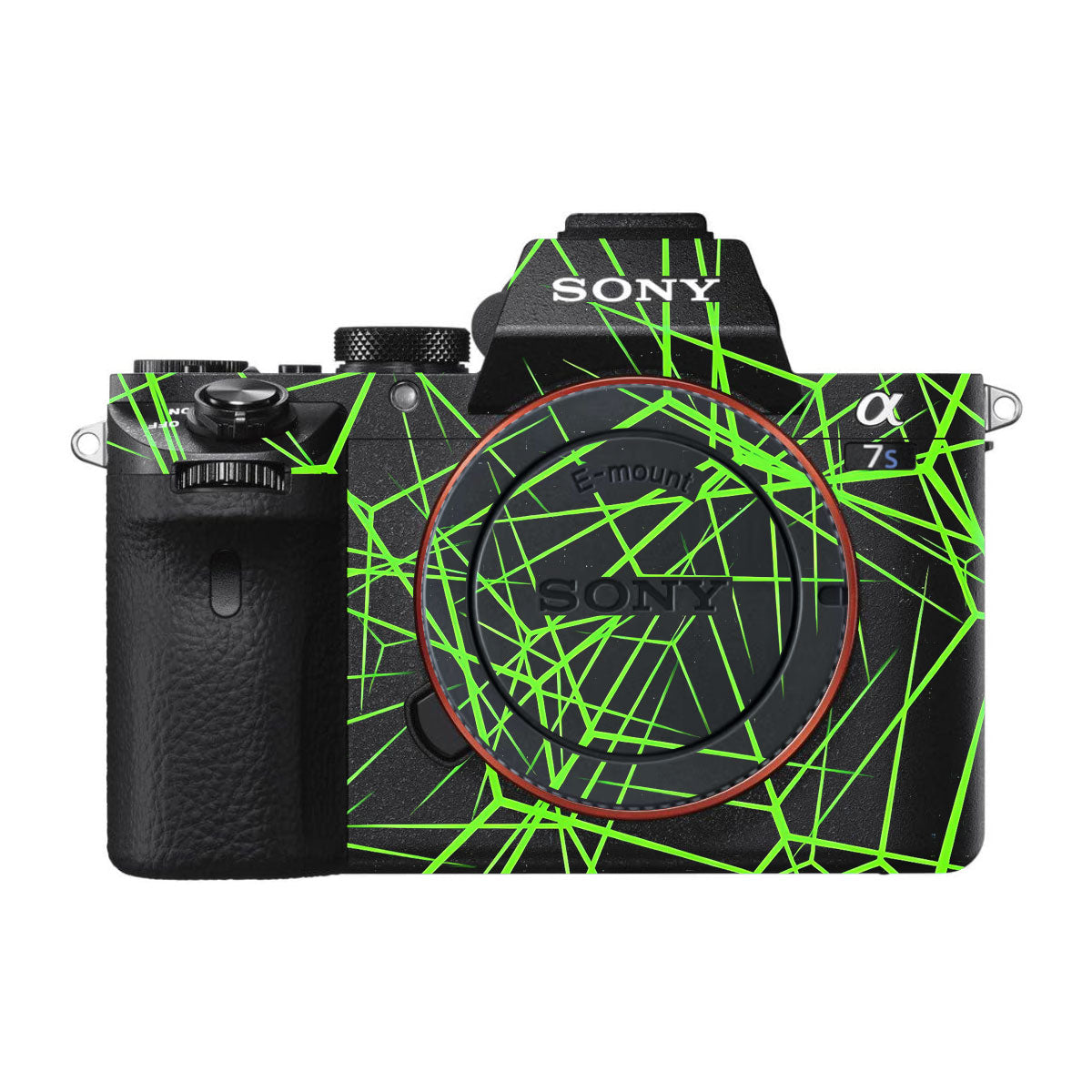 Neon Grid Sony A7S II Camera Skins