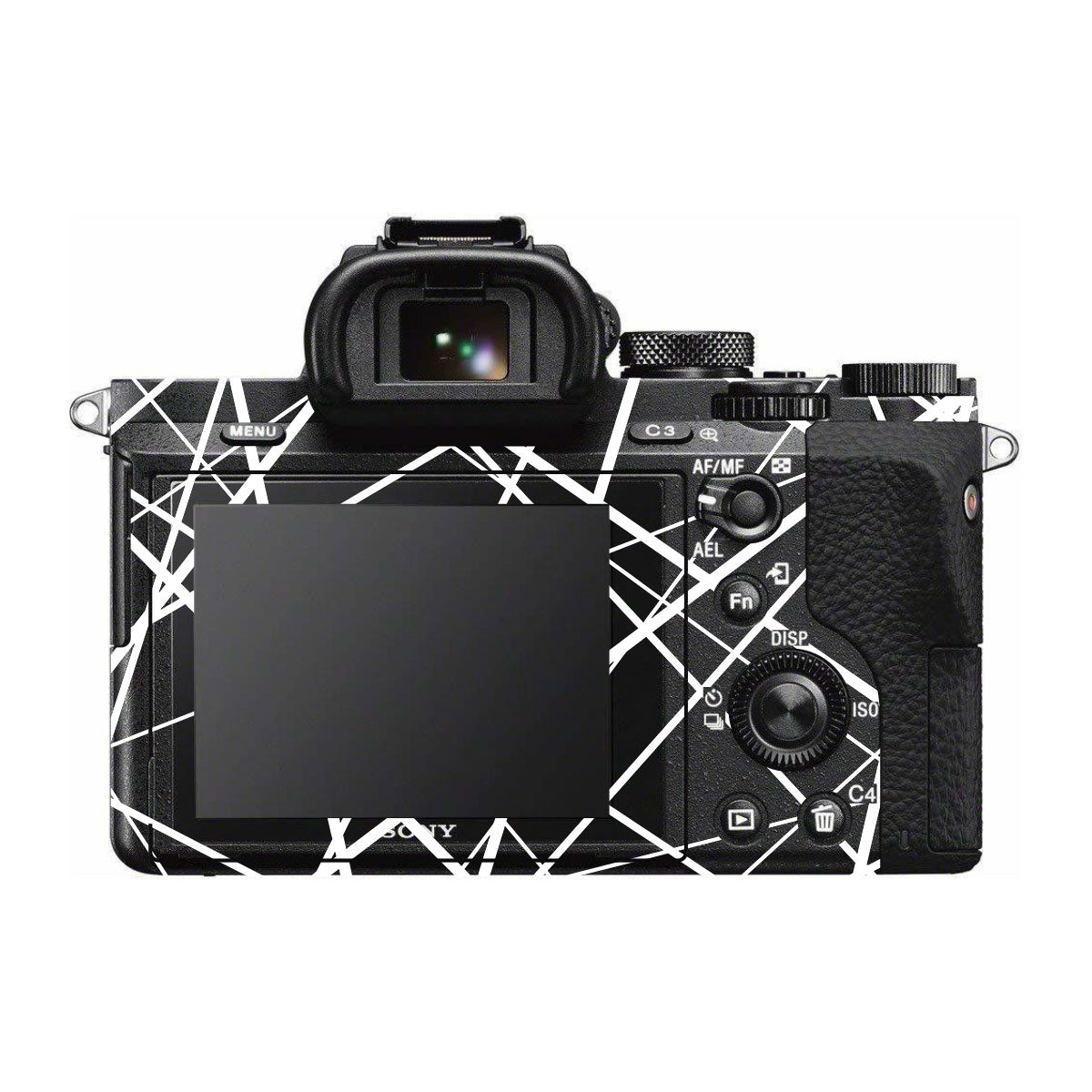 Mono Grid Sony A7S II Camera Skins